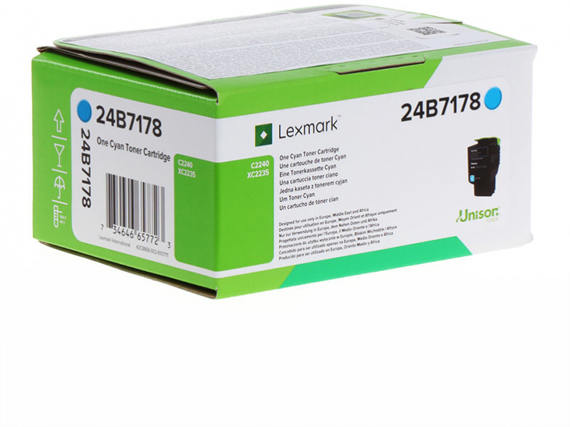 Lexmark C2240 XC2235 Cian Toner Original 24B7178