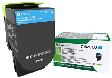 Lexmark CS317 CS417 CS517 CX317 CX417 CX517 Cian Toner Original 71B20C0
