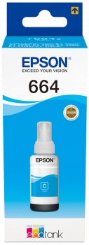 Epson T6642 Cian Botella de Tinta Original C13T664240