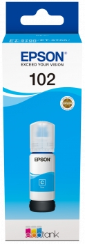 Epson 102 Cian Botella de Tinta Original C13T03R240