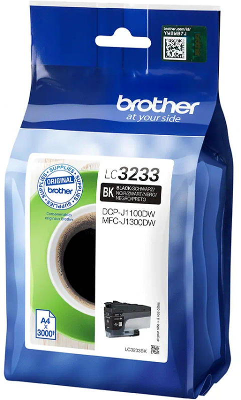 Brother LC3233 Negro Tinta Original LC3233BK