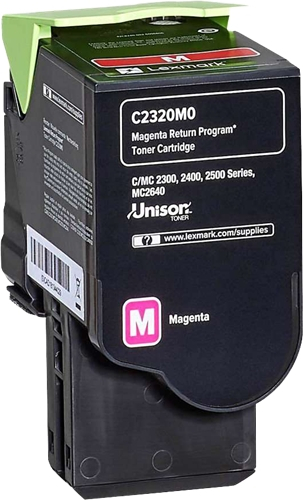 Lexmark C2325 C2425 C2535 MC2325 MC2425 MC2535 MC2640 Magenta Toner Original C2320M0