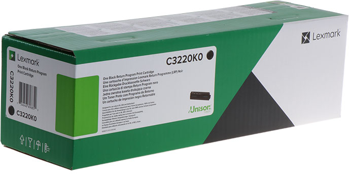 Lexmark C3324 C3326 MC3224 MC3326 MC3426 Negro Toner Original C3220K0