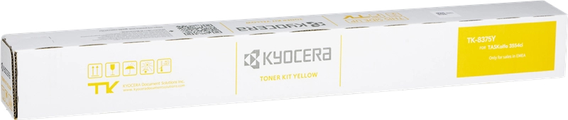 Kyocera TK8375 Amarillo Toner Original 1T02XDANL0 TK8375Y