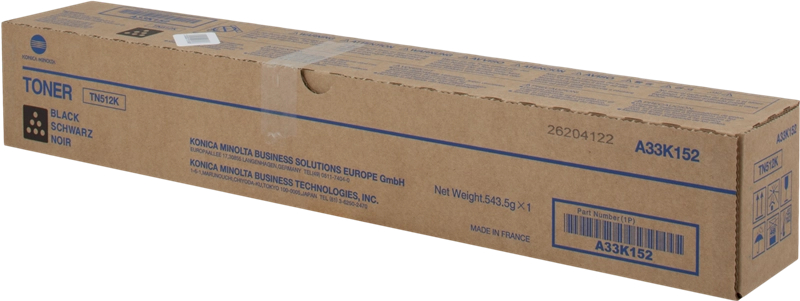 Konica Minolta TN512 Negro Toner Original TN512K A33K152