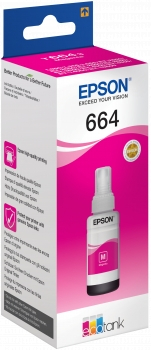 Imagen extra Epson T6643 Magenta Botella de Tinta Original C13T664340