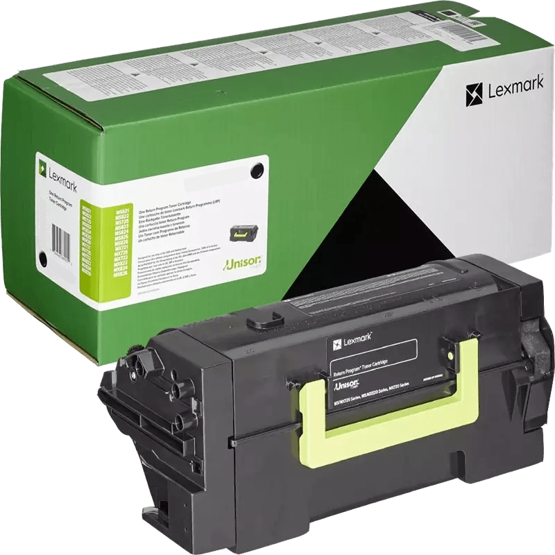 Lexmark MS725 MS823 MS825 MS826 MX721 MX722 MX822 MX826 Negro Toner Original 58D2X00