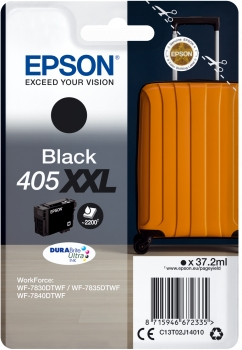 Epson 405XXL Negro Tinta Original C13T02J14010