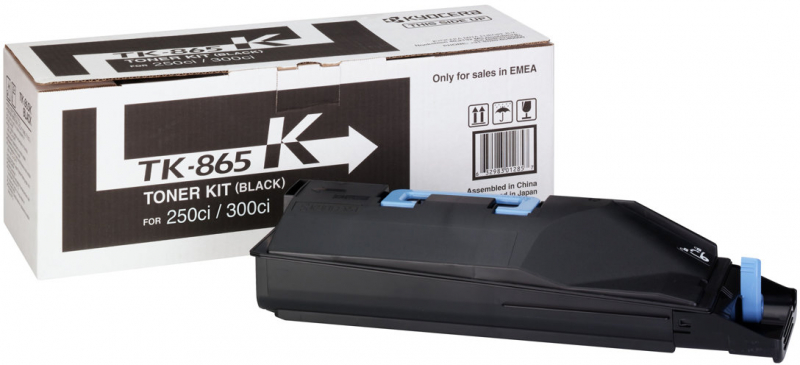 Kyocera TK865 Negro Toner Original 1T02JZ0EU0 TK865K