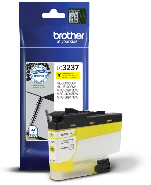 Brother LC3237 Amarillo Tinta Original LC3237Y
