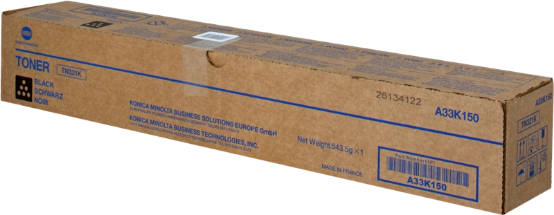 Konica Minolta TN321 Negro Toner Original TN321K A33K150