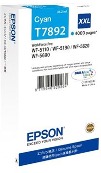 Epson T7892 Cian Tinta Original C13T789240