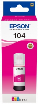 Epson 104 Magenta Botella de Tinta Original C13T00P340