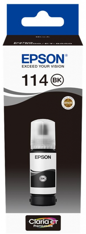 Epson 114 Negro Botella de Tinta Pigmentada Original C13T07A140