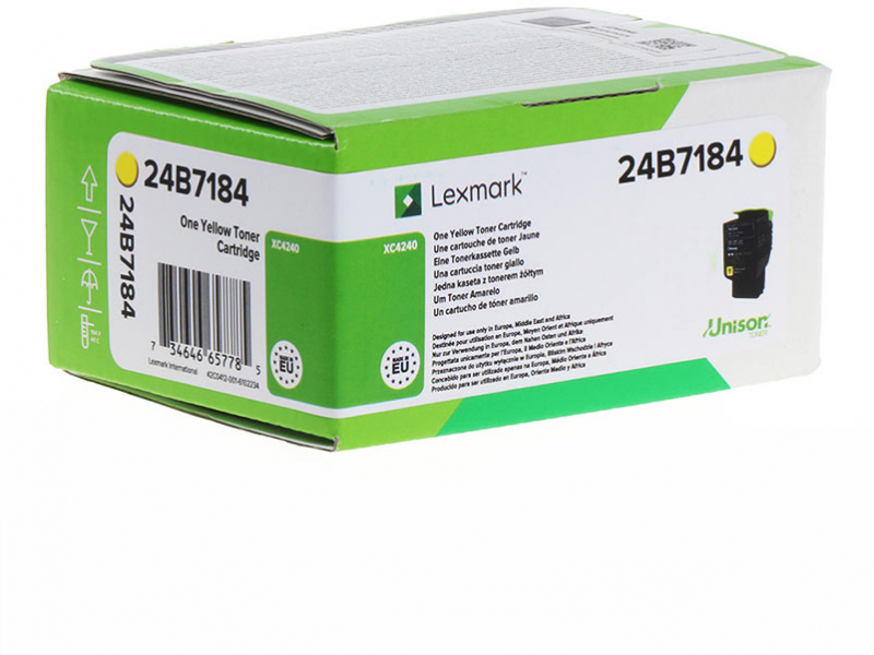 Lexmark XC2240 XC4240 Amarillo Toner Original 24B7184