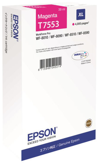 Epson T7553 Magenta Tinta Original C13T755340