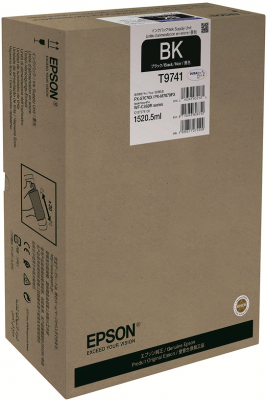 Epson T9741 Negro Tinta Original C13T974100