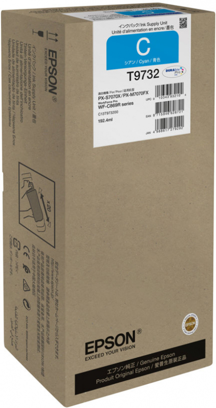 Epson T9732 Cian Tinta Original C13T973200