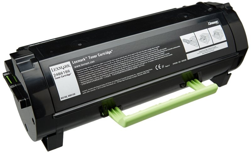 Lexmark M3150 XM3150 Negro Toner Original 24B6186
