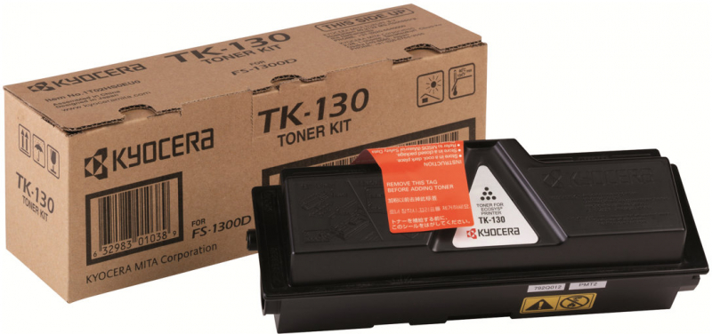 Kyocera TK130 Negro Toner Original 1T02HS0EU0 1T02HS0EUC