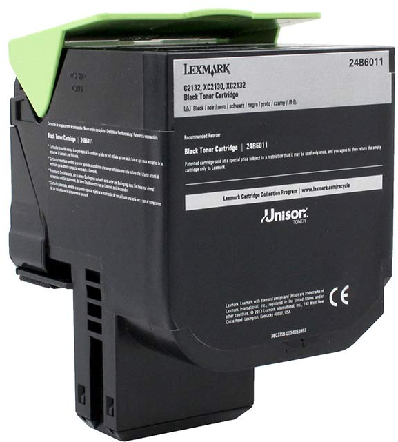 Lexmark C2132 XC2130 XC2132 Negro Toner Original 24B6011