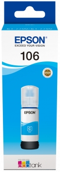 Epson 106 Cian Botella de Tinta Original C13T00R240