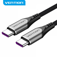 Vention Cable USB-C Macho a USB-C Macho - 1m - 5A 100W 480Mbps - Gris