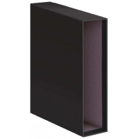 Cajetin Archivador A4 Lomo Ancho. Negro