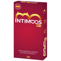Intimoos Hot Juego de Cartas - Tematica Preguntas y Respuestas/Abstracto- 2 Jugadores - Edad desde 16 Años - Duracion 15min