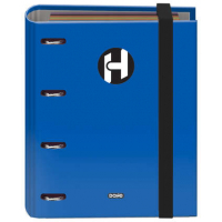 Dohe Serie Icon Carpeta de 4 Anillas A5 Recambio incluído 100H de 90gr. Azul