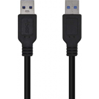 Aisens Cable USB 3.0 - USB-A Macho-Macho - 2m - Negro
