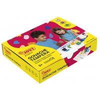 Estuche 12 Temperas JOVI 35ml Colores surtidos. Incluye Pincel