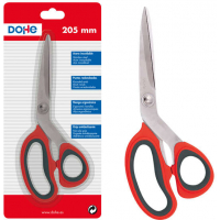 Dohe Tijeras de Acero Inoxidable de 205mm. Rojo