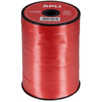 Apli Rollo de Cinta para Envolver Regalos de 7mm x 400m - Rojo
