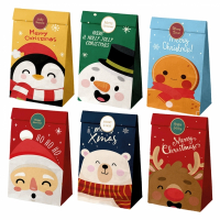 Dohe Navidad Pack de 12 Bolsas de Papel (2 Bolsas por Modelo)