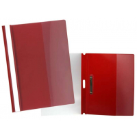 Dossier con fastener A4 en Polipropileno ECONOMICO. Rojo