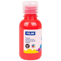 Botella tempera Milan 125ml Rojo