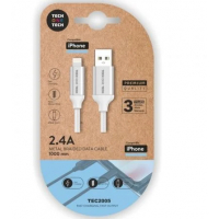 TechOneTech Cable USB-A Macho a Lightning Macho 1 metro - Nylon Trenzado
