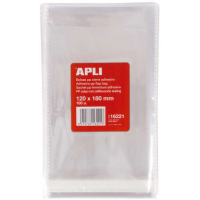 Apli Bolsas Polipropileno con Cierre Adhesivo 120x180mm Galga 120 Uso Alimenticio