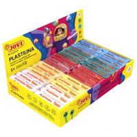 Jovi Expositor de 30 Pastillas de Plastilina 50gr Colores Basicos