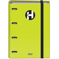 Dohe Serie Icon Carpeta de 4 Anillas A4 Recambio incluído 100H de 90gr. Verde