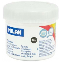Tempera Milan 40ml Blanco
