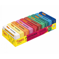 CAJA DE 10 PLASTILINAS JOVI PEQUEÑA 50 GR COLORES SURTIDOS