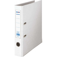 Archivador DOHE Archicolor, DIN A4, lomo Estrecho, con ollao, rado, tarjetero y compresor. Blanco