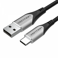 Vention Cable USB-A Macho a USB-C Macho 3A 60W 480Mbps - 3m - Gris