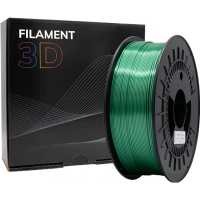 Filamento 3D PLA SILK Diametro 1.75mm Bobina 1kg Color Verde