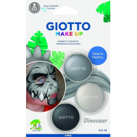 Giotto Make Up Dinosaur Pack con 3 Maquillajes Faciales de Tematica Dinosaurio