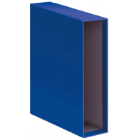 Cajetin Archivador Folio Lomo Ancho. Azul