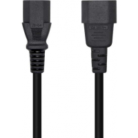 Cable Alimentacion CPU - C13/H-C14/M - 10m - 100% Cobre Puro AWG18 - Negro