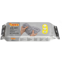 Jovi Air Dry Pastilla Pasta Modelar Endurecible al Aire Color Gris